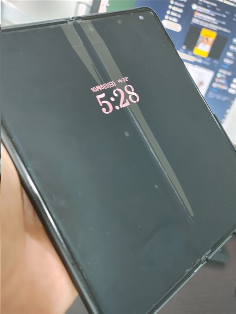 galaxy zfold5 256gb scg 22 中古 汚れ傷多め ネットワーク利用制限