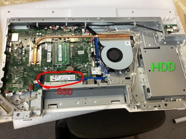 NEC PC-HA370RAW-E3のSSD化』 NEC LAVIE Home All-in-one HA370/RA