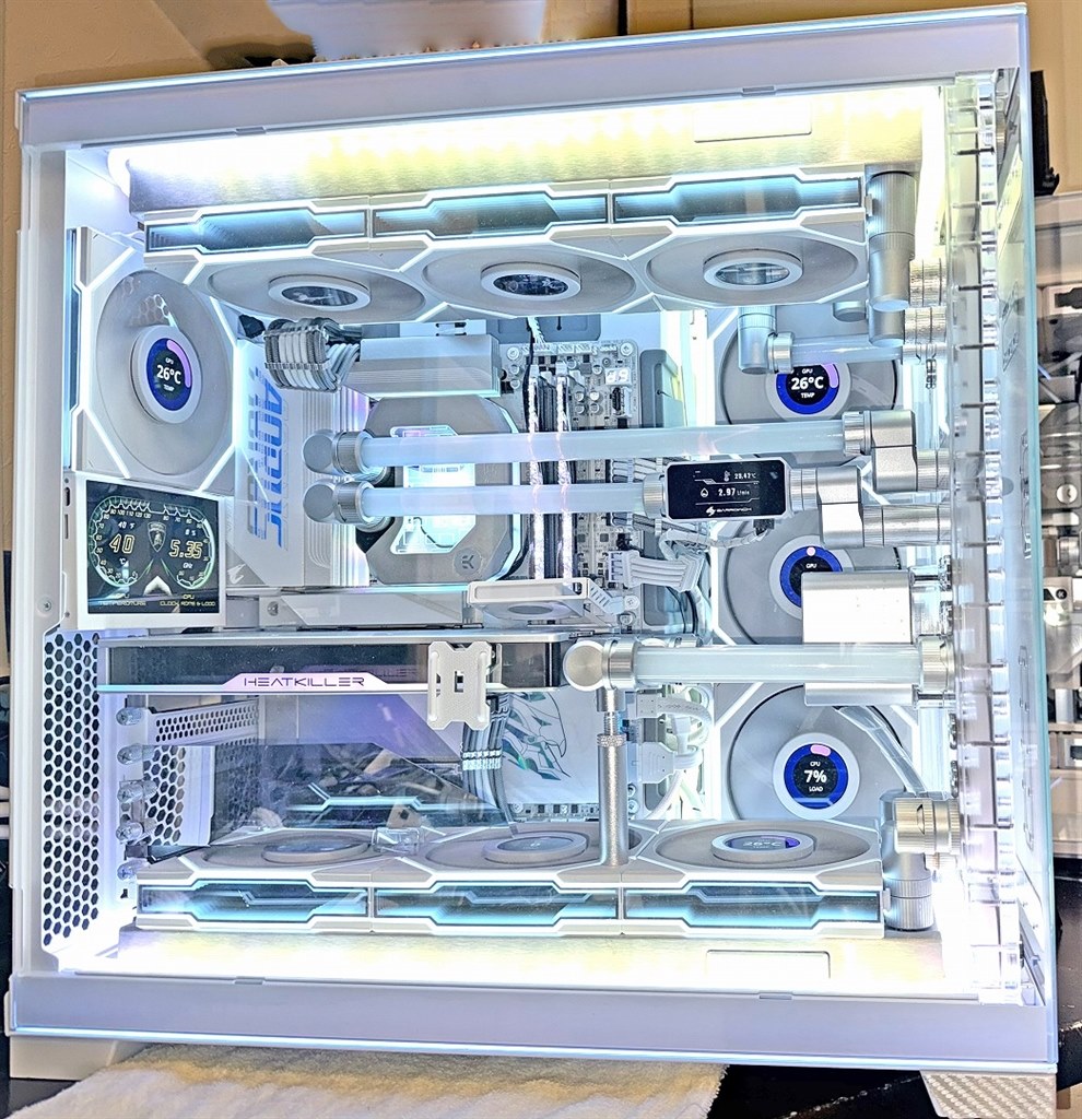 本格水冷のパーツ設置について教えてください』 LIAN LI O11D EVO RGB