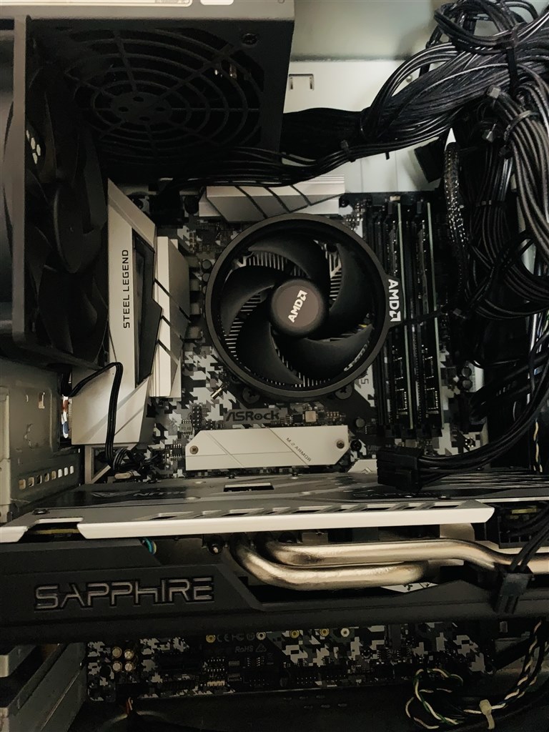 ryzen1700→5700xへのCPU交換で起動しない』 ASRock B450 Steel Legend