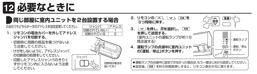 リモコンが隣の部屋で誤動作について』 ダイキン S225ATES-W [ホワイト