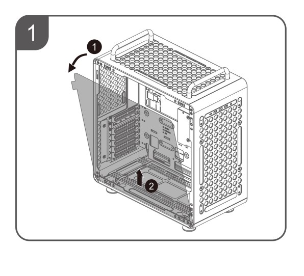 Cooler Master Qube 540 ムーンストーン width=1080,quality=90,format=