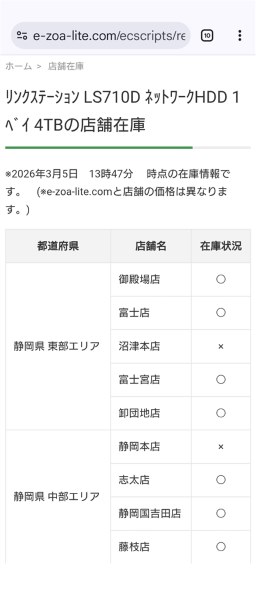 バッファロー LinkStation LS710D0401 価格比較 - 価格.com