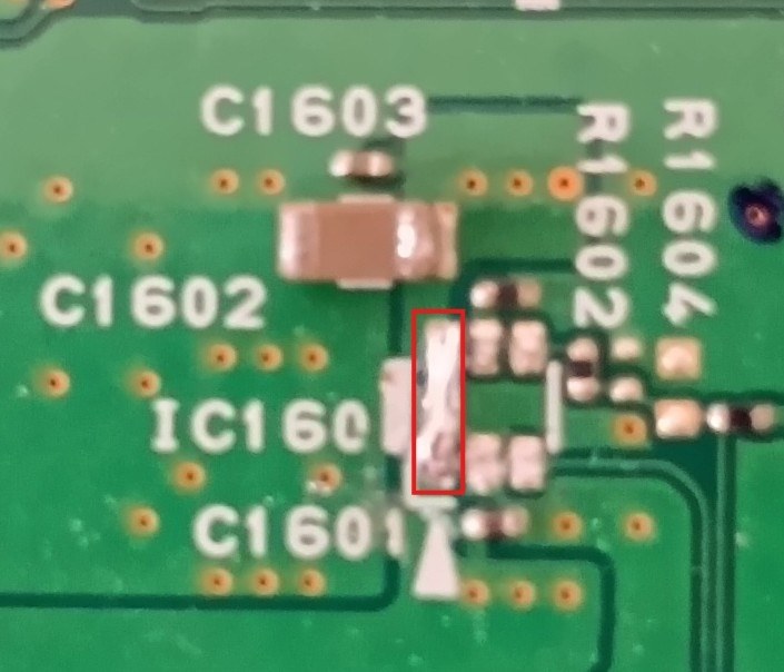 USB端子電源容量を超えました。の一か八かで修理。』 東芝 REGZA