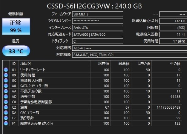CFD CG3VW CSSD-S6H2GCG3VW 価格比較 - 価格.com