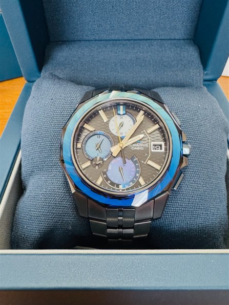 カシオ オシアナス マンタ Indigo Ocean 阿波藍 限定モデル OCW